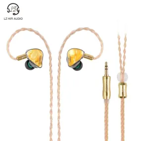 LZ A2 PRO 1 Dynamic 2 Knowles BA Hybrid 3 Driver HIFI Earphone