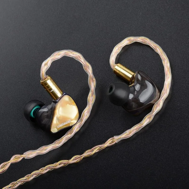 LZ A2 PRO 1 Dynamic 2 Knowles BA Hybrid 3 Driver HIFI Earphone