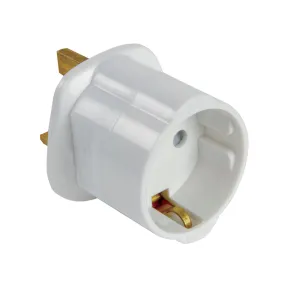 Mercury European Schuko to UK Adapter