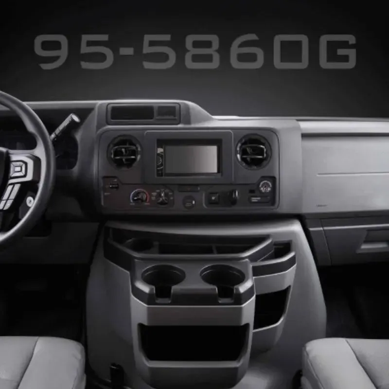 Metra 95-5860G Double DIN Stereo Installation Kit for Ford E-Series Cutaway 2021