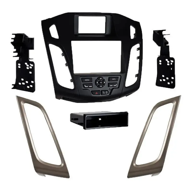 Metra 99-5827B 1 or 2 DIN Dash Kit   Taupe Vent for Select Ford Focus