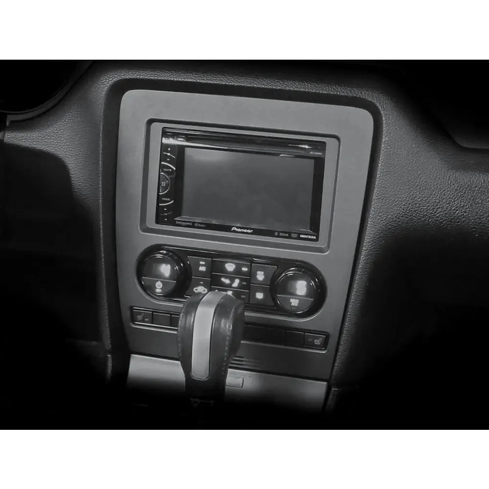 Metra 99-5853CH Single or Double DIN Dash Kit for FORD Mustang 2010-2014 (with single-zone climate controls) - TurboTactile