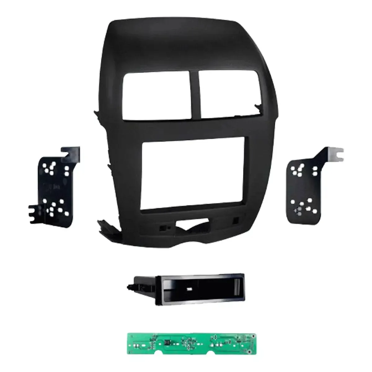 Metra 99-7014B 1 or 2 DIN Dash Kit w/ Amp Interface for 2011-2014 Mitsubishi Outlander Sport