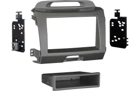 Metra 99-7344G Single DIN or Double Din Dash Kit for Select 2011-2016 Kia Sportage Vehicles