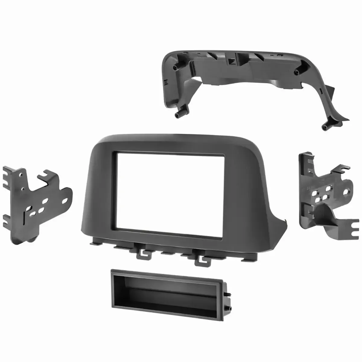 Metra 99-7392B Single or Select Double-DIN Radios Installation Kit for Select Hyundai Kona 18-19