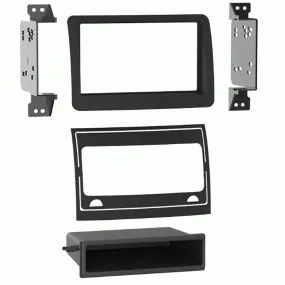 Metra 99-7395B Single or Double DIN Car Stereo Dash Kit for 2009-2012 Hyundai Elantra- Matte Black