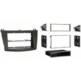 Metra 99-7514B Matte Black Single/Double DIN Dash Kit for 2010 Mazda 3