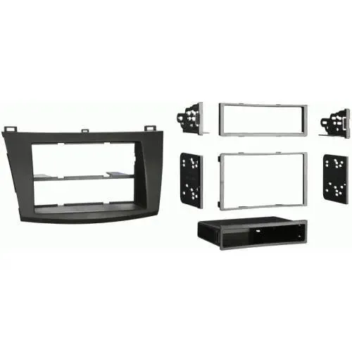 Metra 99-7514B Matte Black Single/Double DIN Dash Kit for 2010 Mazda 3