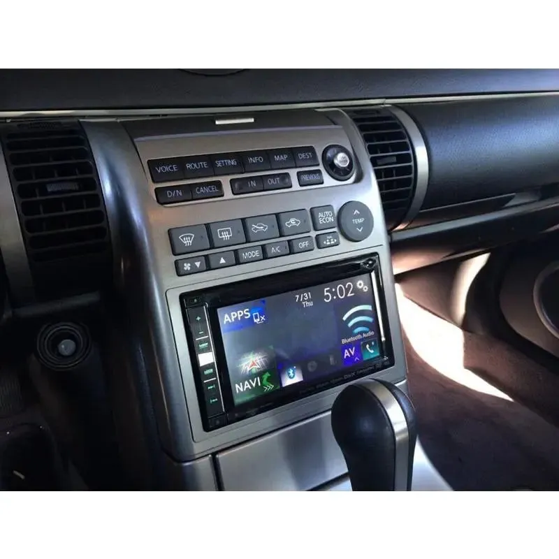 Metra 99-7604 Silver 1-2DIN Dash Kit for 03-04 Infiniti G35 w/out Navi