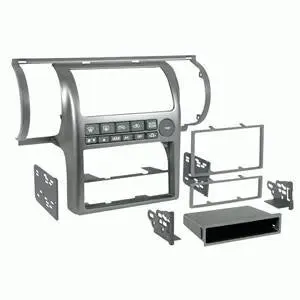 Metra 99-7604 Silver 1-2DIN Dash Kit for 03-04 Infiniti G35 w/out Navi