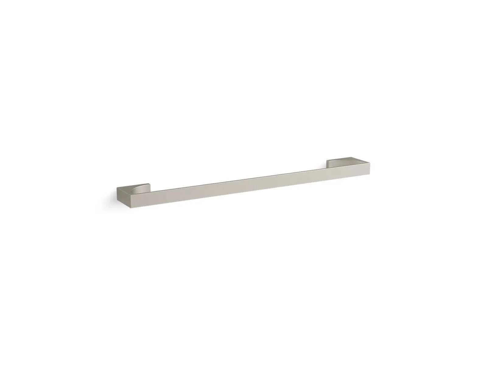 Minimal 24" Towel Bar in Vibrant Brushed Nickel