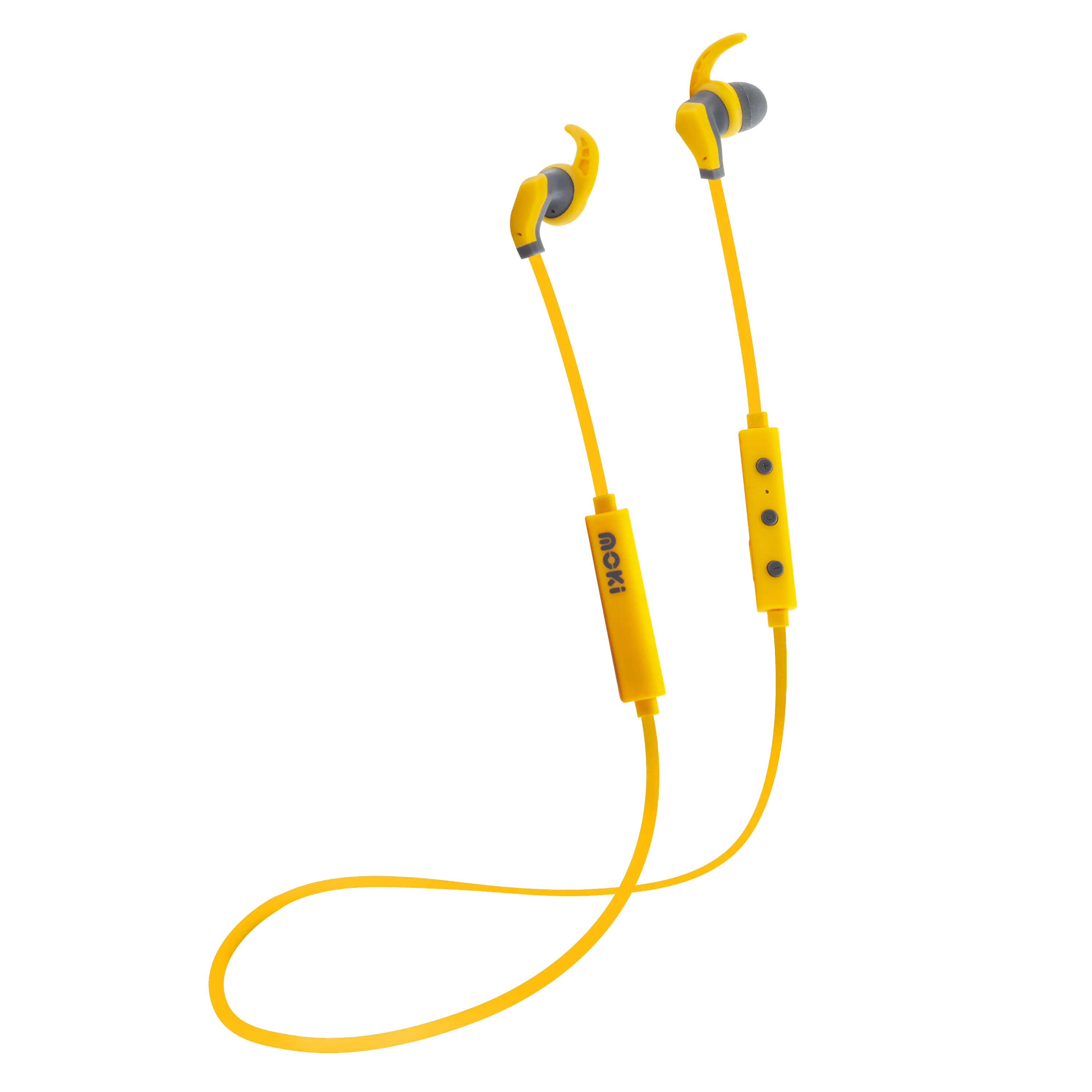 Moki Hybrid Wireless Earphones - Yellow