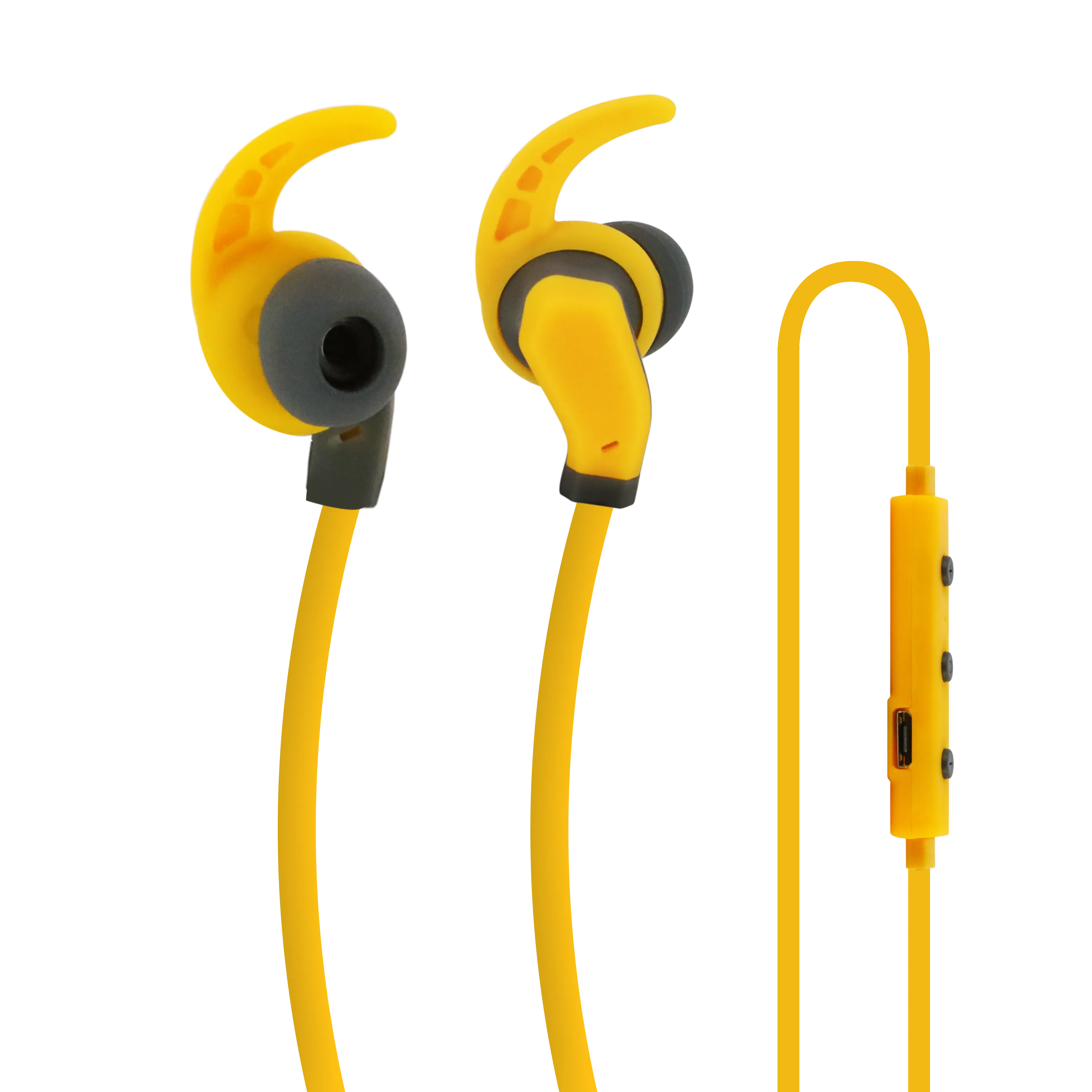 Moki Hybrid Wireless Earphones - Yellow