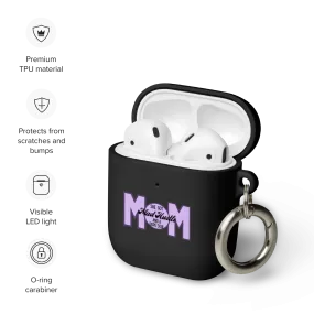 Mom Hustle Rubber Case for AirPods® by laurameghan