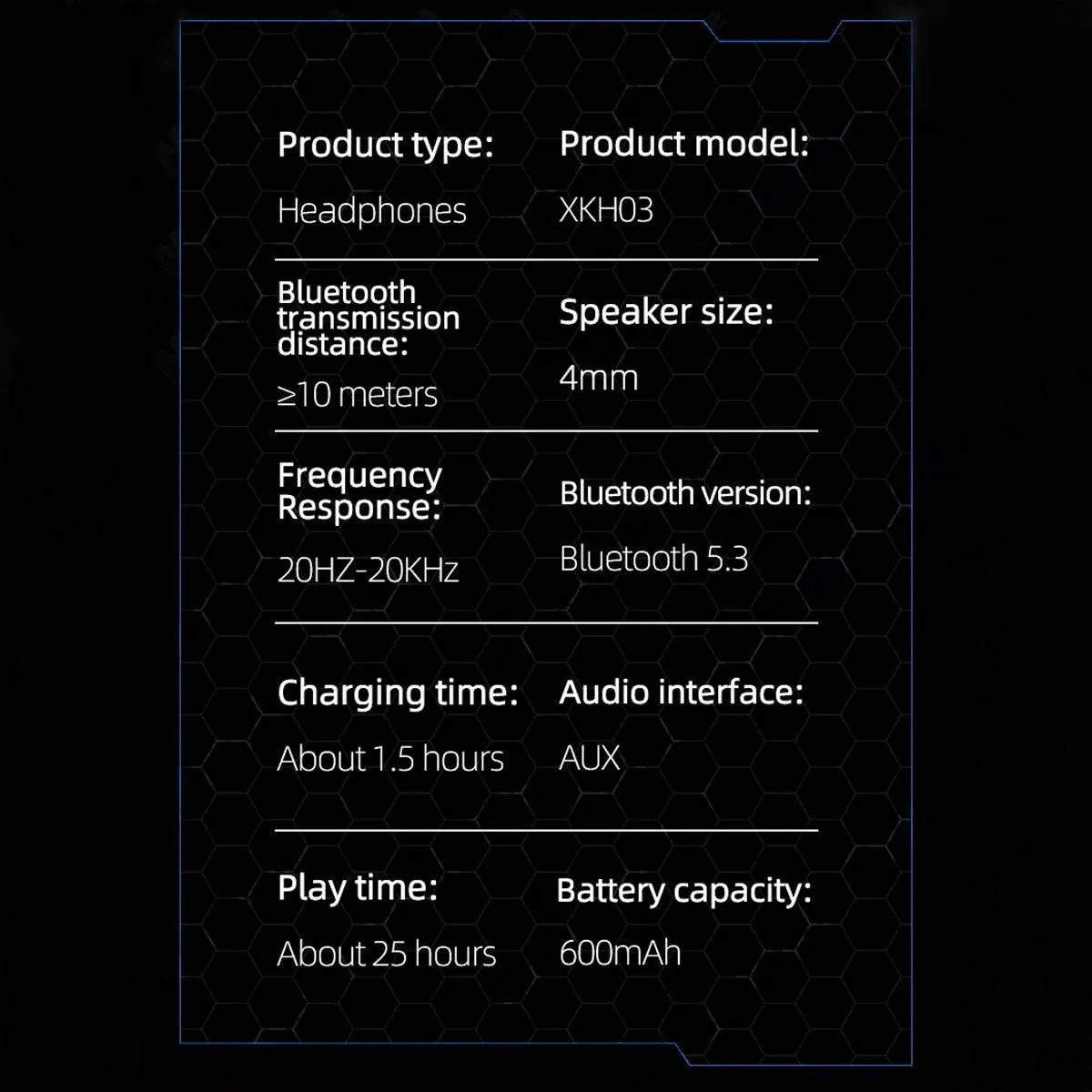 MONSTER XKH03 ANC Bluetooth Wireless Headphones with Mic