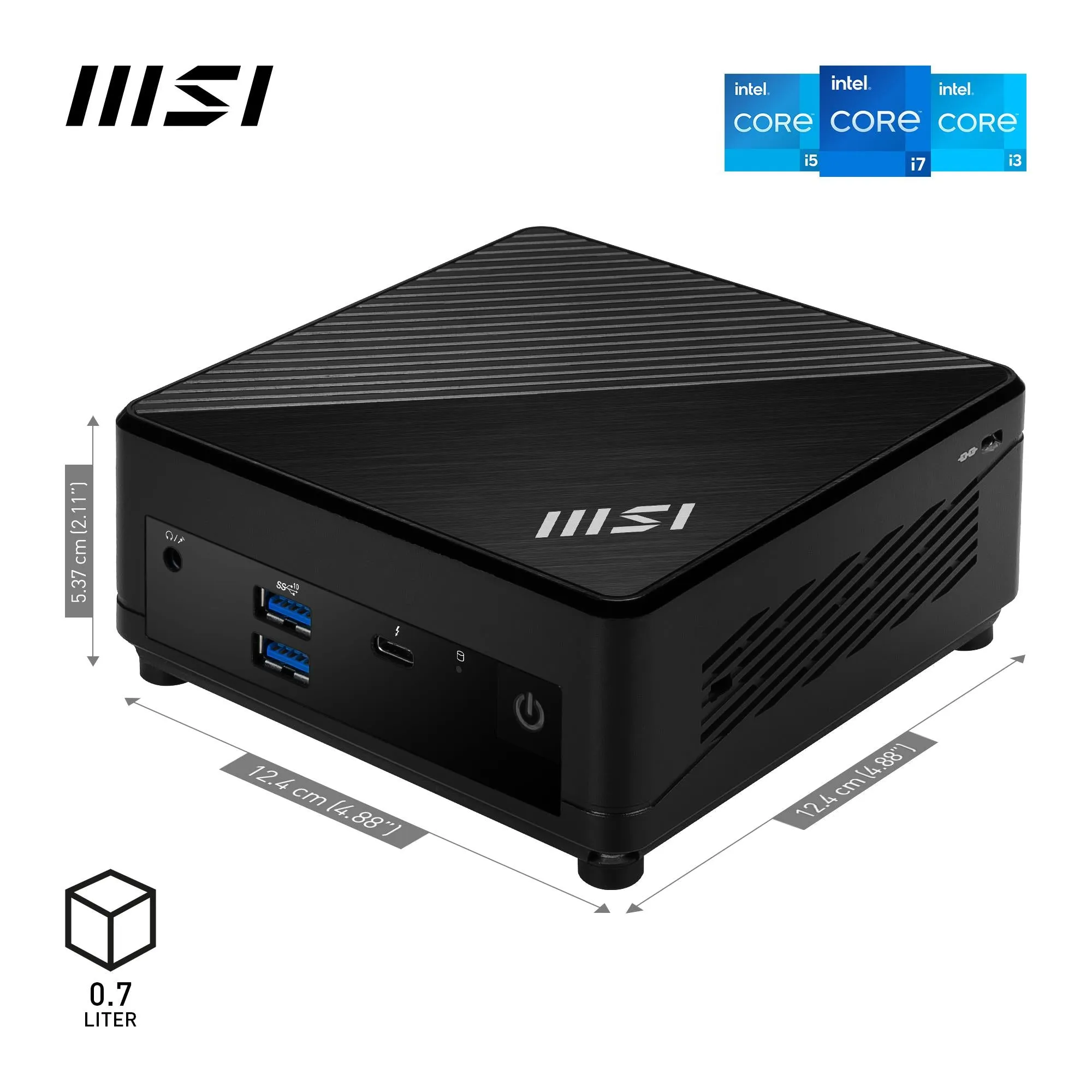 MSI Cubi 5 12M-020AU Mini Desktop PC NUC (Intel i5)[1TB SSD]