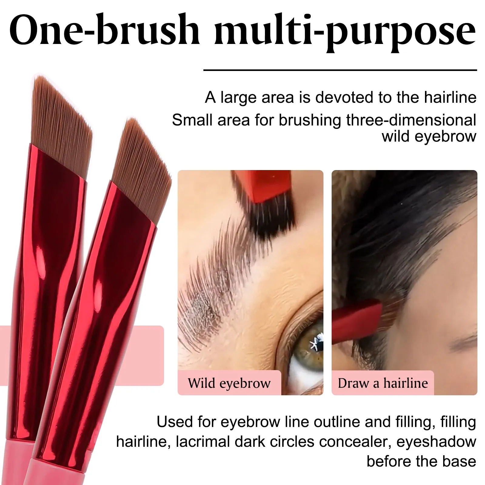 Multi Function Eyebrow Brush, Eye Brow Concealer Brush