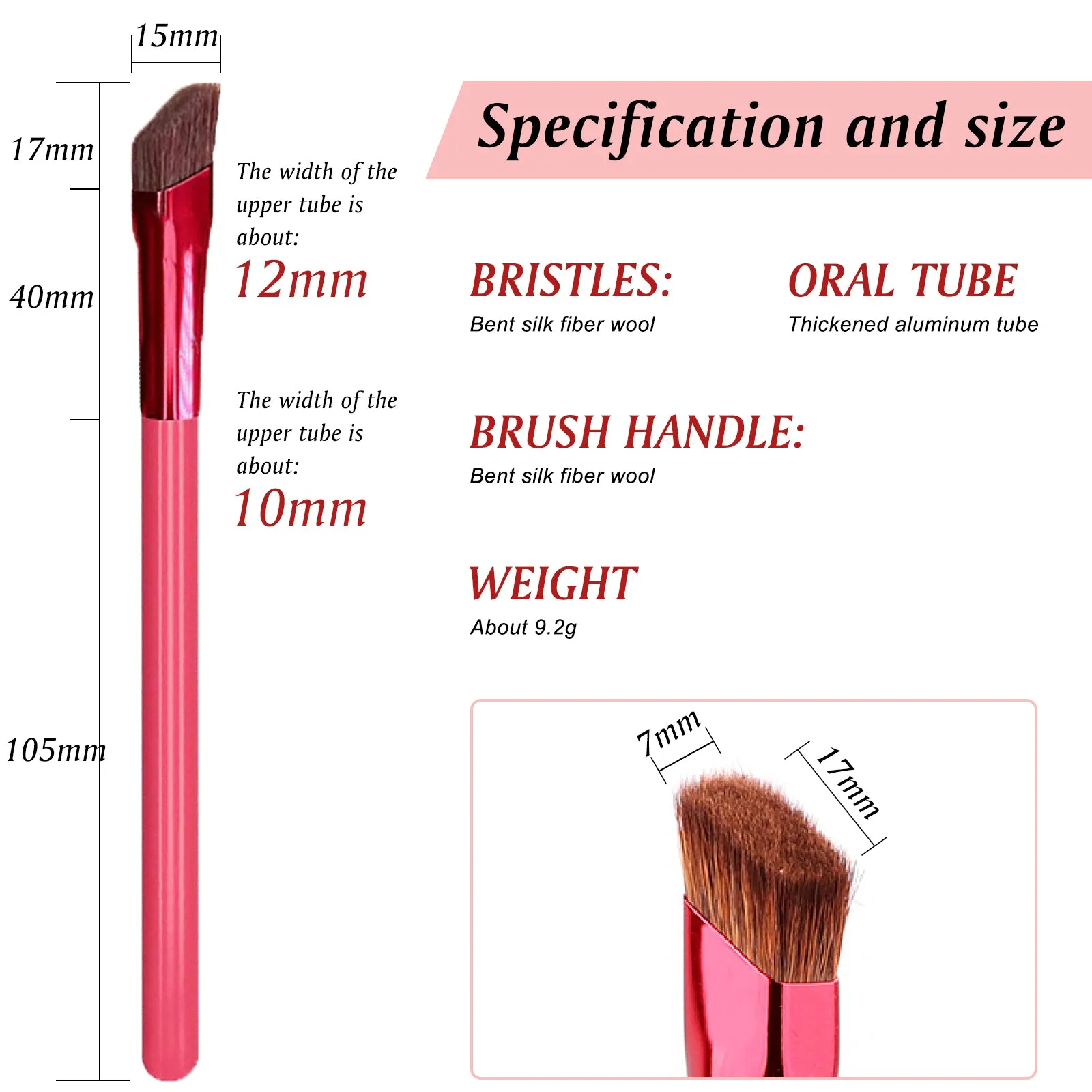 Multi Function Eyebrow Brush, Eye Brow Concealer Brush