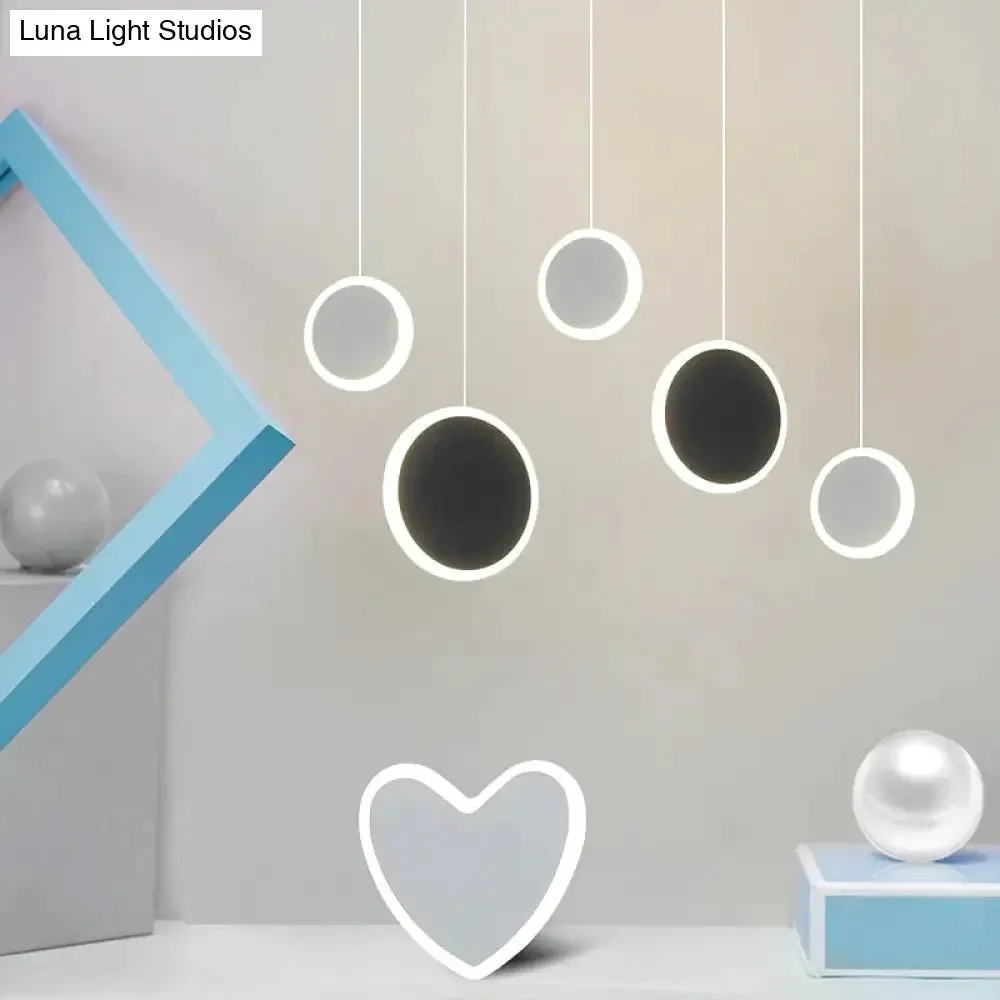 New Arrival Pendant Lights Modern Led Pendant Lamp For Bedside Dining Room Bar White Or Black Color Fixtures