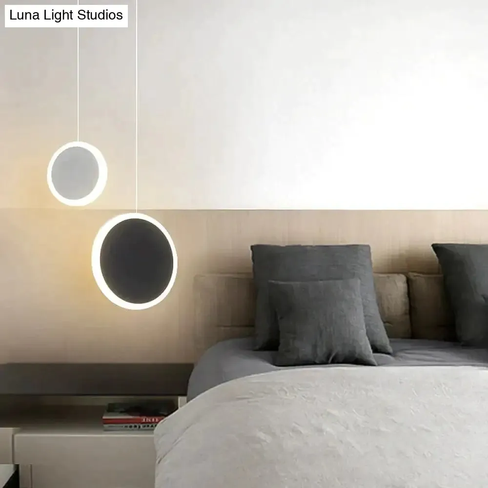 New Arrival Pendant Lights Modern Led Pendant Lamp For Bedside Dining Room Bar White Or Black Color Fixtures