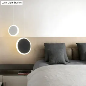 New Arrival Pendant Lights Modern Led Pendant Lamp For Bedside Dining Room Bar White Or Black Color Fixtures