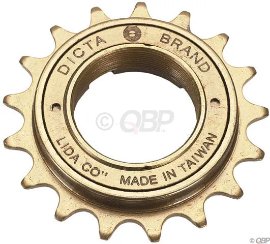 NEW Dicta Standard BMX Freewheel - 18t, Gold