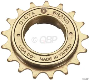 NEW Dicta Standard BMX Freewheel - 18t, Gold