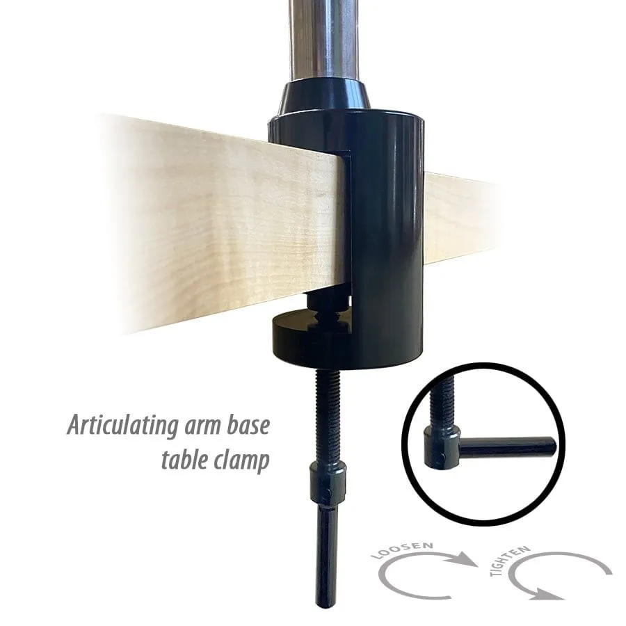 OC White TKMACZ-FA-LV2 MacroZoom HD Video Inspection System with Articulating Arm, 22" LCD Monitor & LED Ring Light