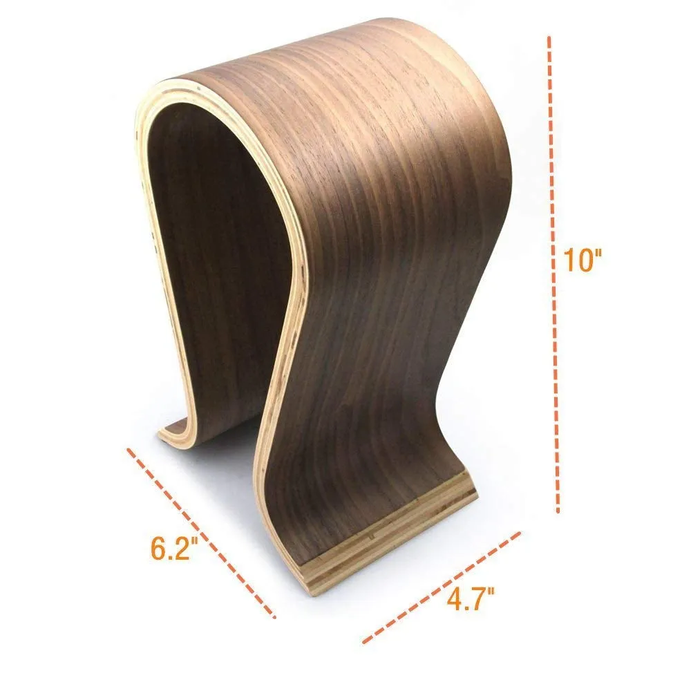 Omega Wooden Headphone Stand - Walnut