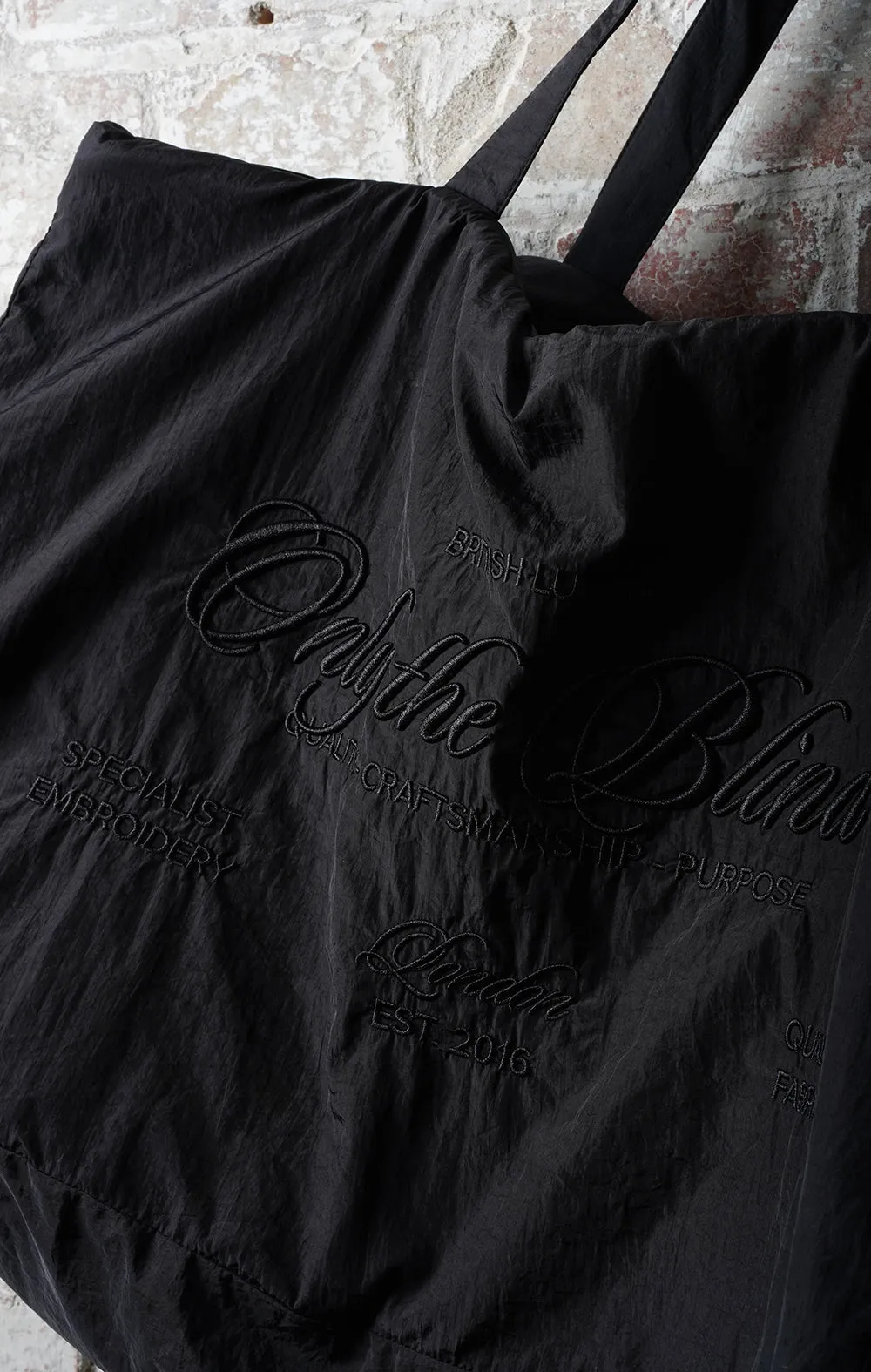 ONLY THE BLIND - STUDIO TOTE BAG - BLACK