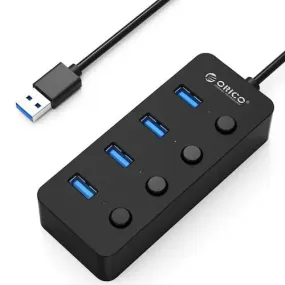 ORICO Splitter 4-Port USB 3.0 Faceup Design Hub