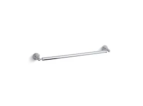 Pinstripe 28" Towel Bar in Polished Chrome