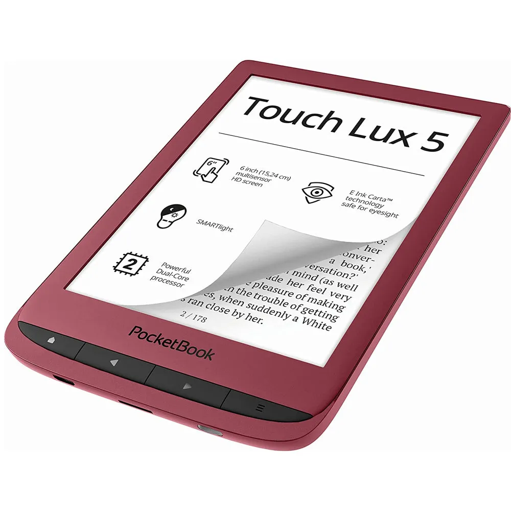 Pocketbook Touch Lux 5 E Book Reader 8 Gb Memory 15 24 Cm