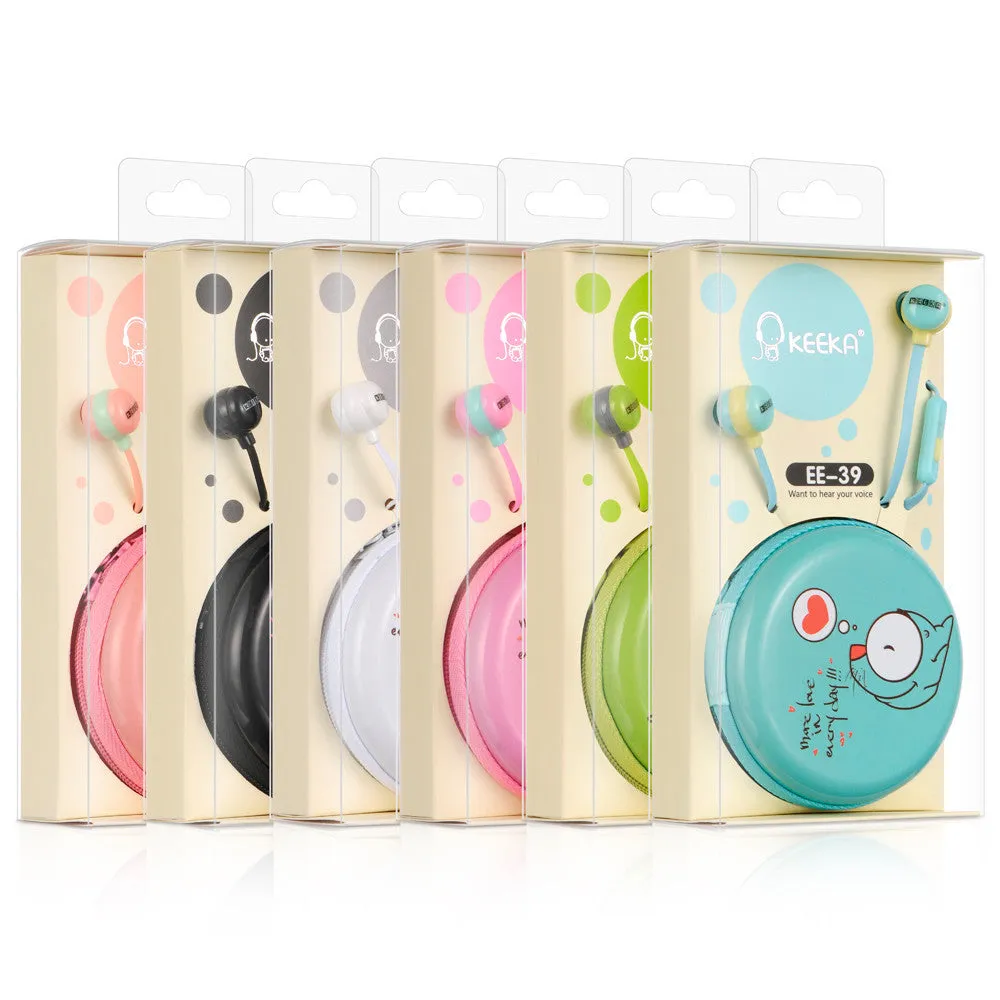 Portable Cartoon Pattern Sport Music Stereo Headset