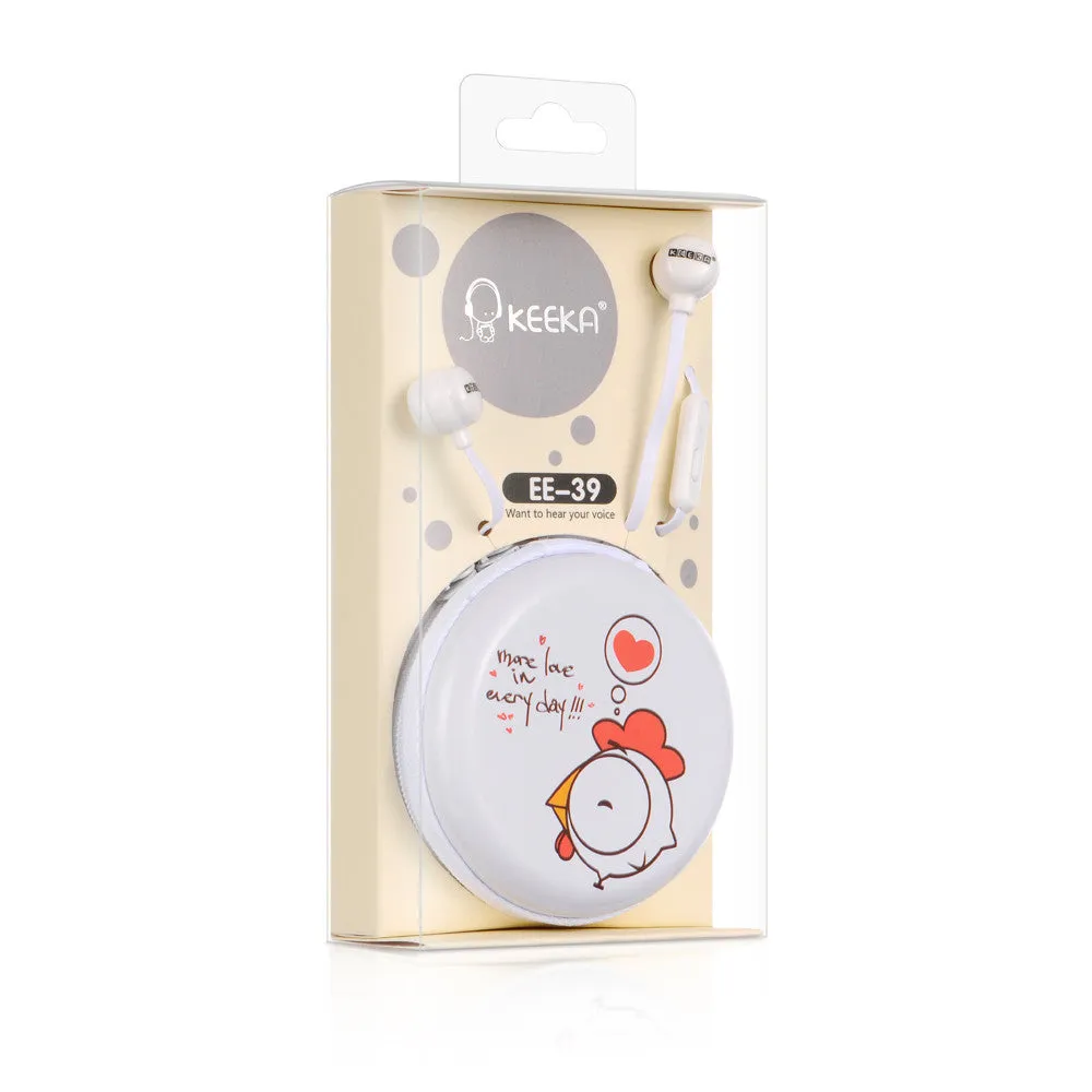 Portable Cartoon Pattern Sport Music Stereo Headset