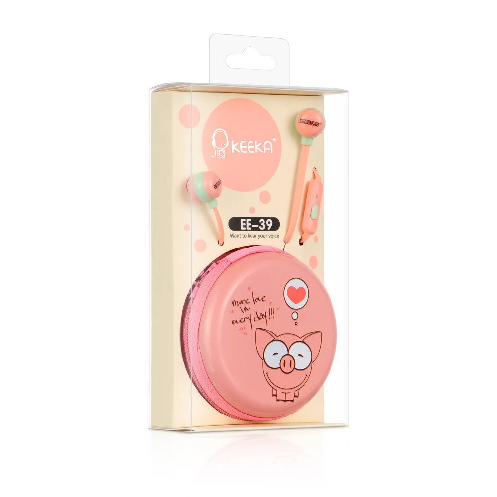 Portable Cartoon Pattern Sport Music Stereo Headset