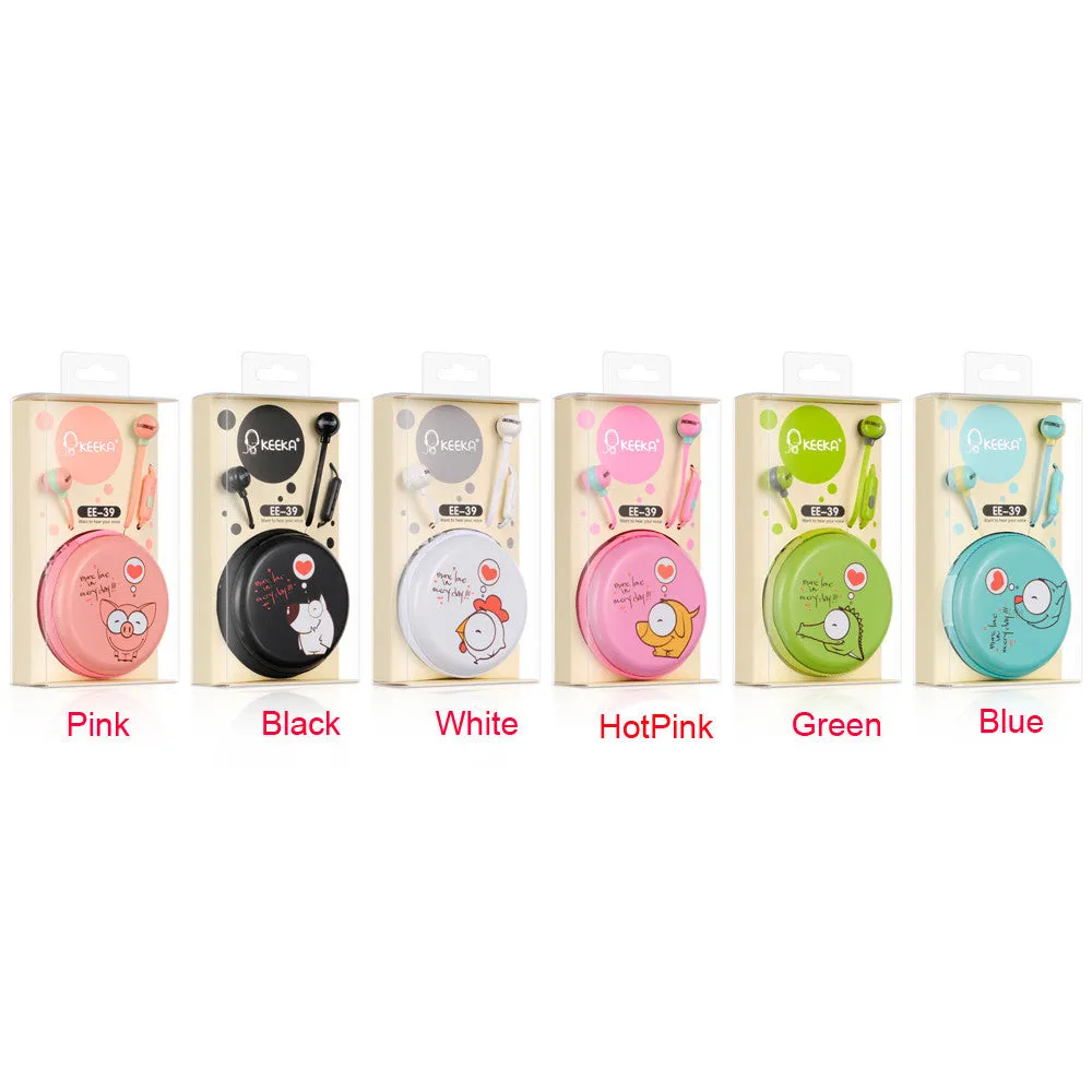 Portable Cartoon Pattern Sport Music Stereo Headset