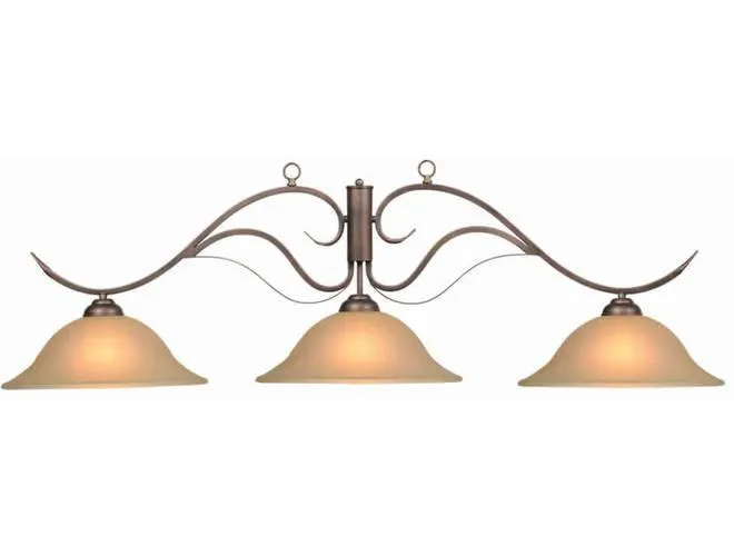 Ram Gameroom Products Monaco 3 Lamp Pool Table Light