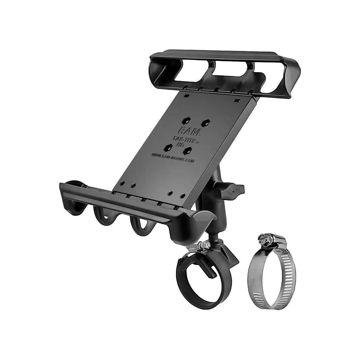 RAM® Tab-Tite™ Mount with Strap Hose Clamp for iPad with Case   More