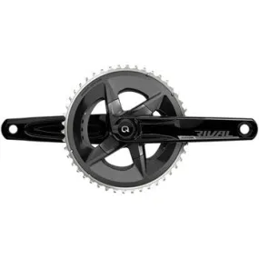 Rival AXS Bicycle Crankset with Quarq Power Meter - 172.5mm, 12-Speed, 46/33t Yaw, 107 BCD, DUB Spindle Interface, D1