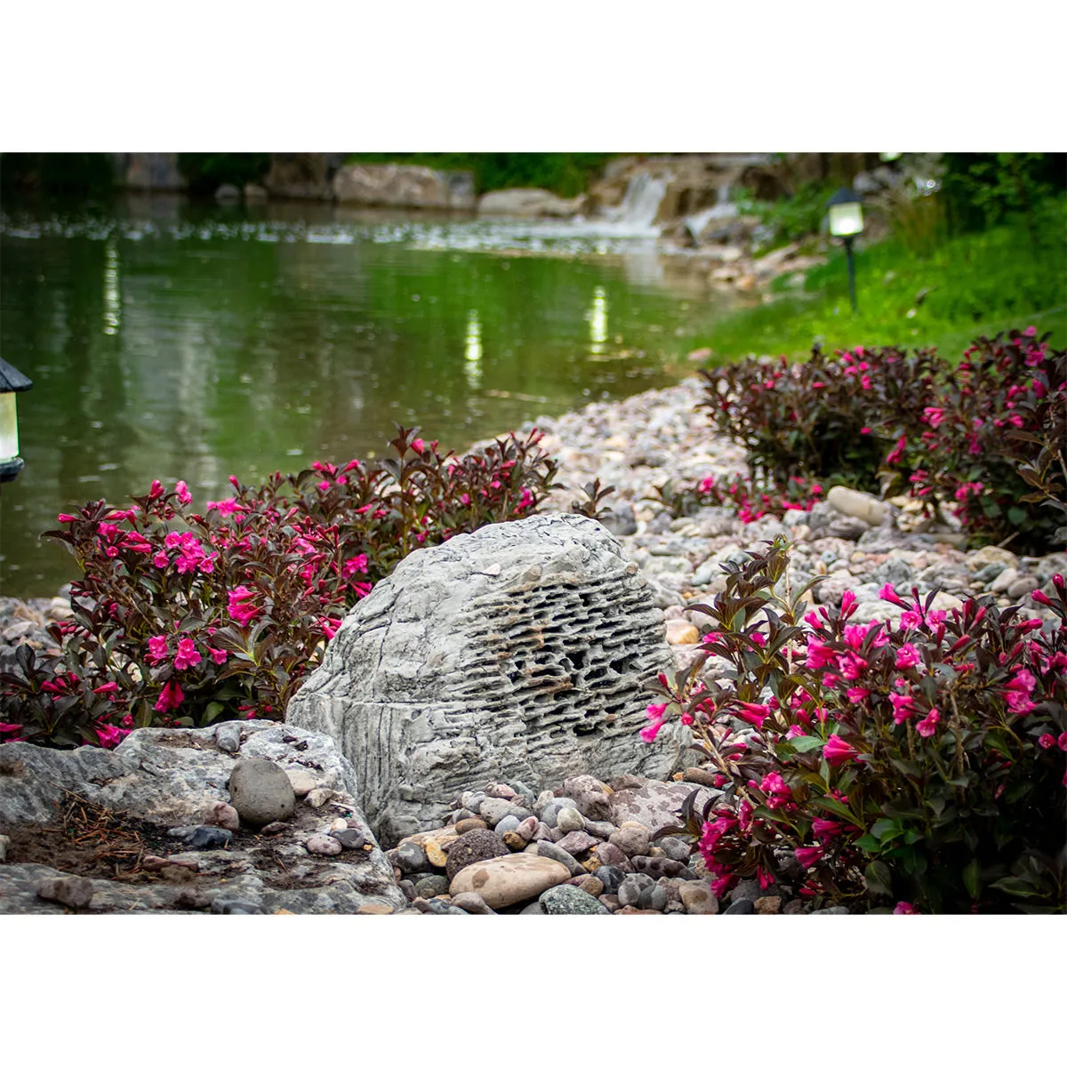 Rockustics OctoRock 8" 2-way Outdoor Rock Speaker - Pair (Grey)