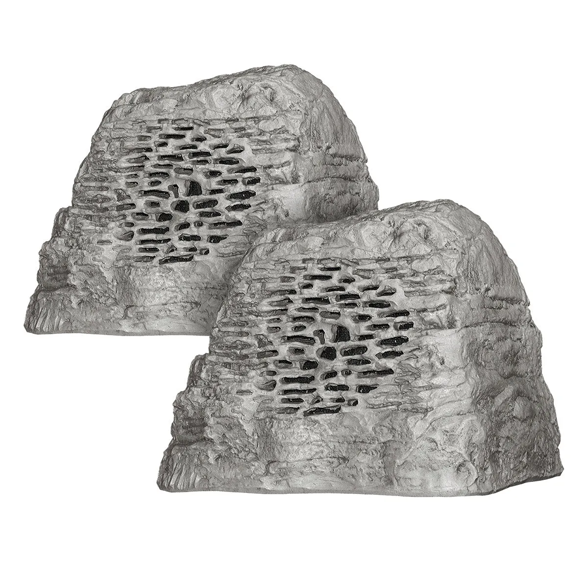 Rockustics OctoRock 8" 2-way Outdoor Rock Speaker - Pair (Grey)