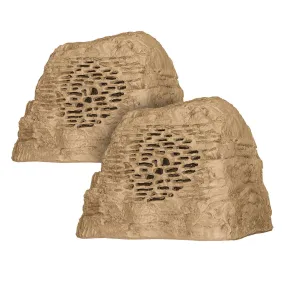 Rockustics OctoRock 8" 2-way Outdoor Rock Speaker - Pair (Sandstone)