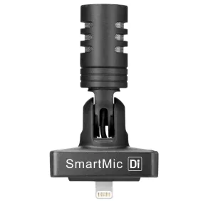 Saramonic SmartMic-Di Stereo Microphone with Lightning Connector for Apple iPhone & iPad with Built-In Headphone Output, Foam & Furry Windscreens