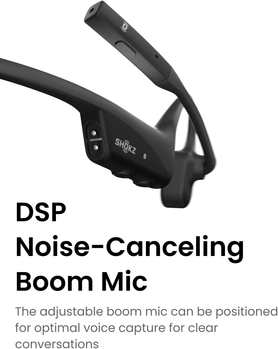 Shokz Opencomm2 II 2025 Edition: Bone Conduction Headset with Microphone