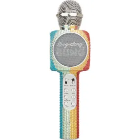 Sing A Long Rainbow Bling Karaoke Bluetooth Mic