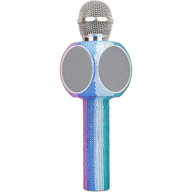 Sing A Long Rainbow Bling Karaoke Bluetooth Mic