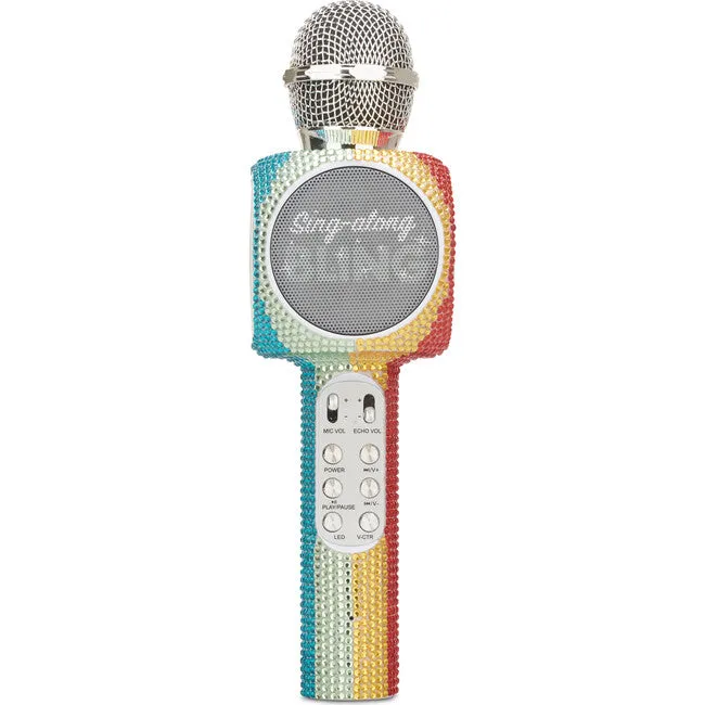 Sing A Long Rainbow Bling Karaoke Bluetooth Mic