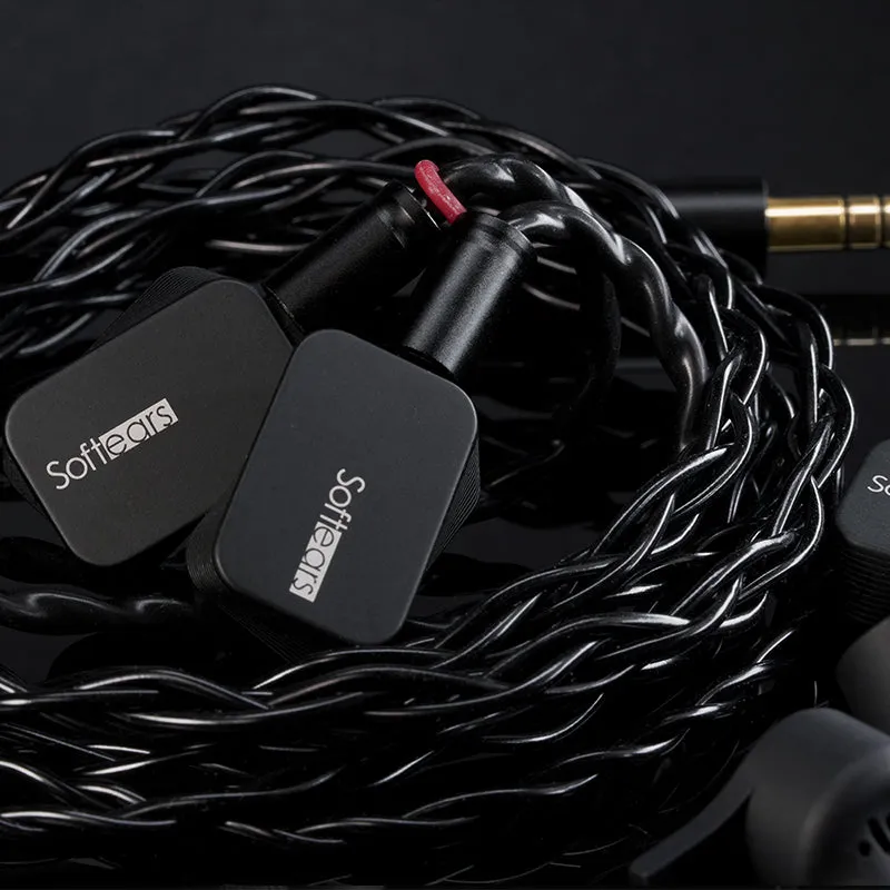 Softears Twilight 10mm Dynamic Driver In-Ear Earphone IEMs HIFI Music Audiophile Monitor Earbuds 0.78mm Detachable Cable Headse