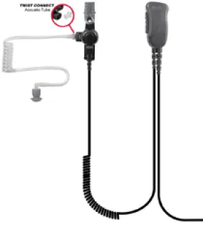 SPM-1311, Mirage, Lapel Microphone Kit, Black, Fits Kenwood